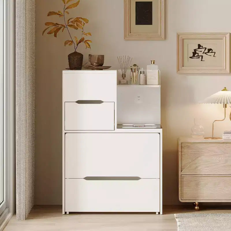Coiffeuse compacte avec lumière, port USB et recharge sans fil