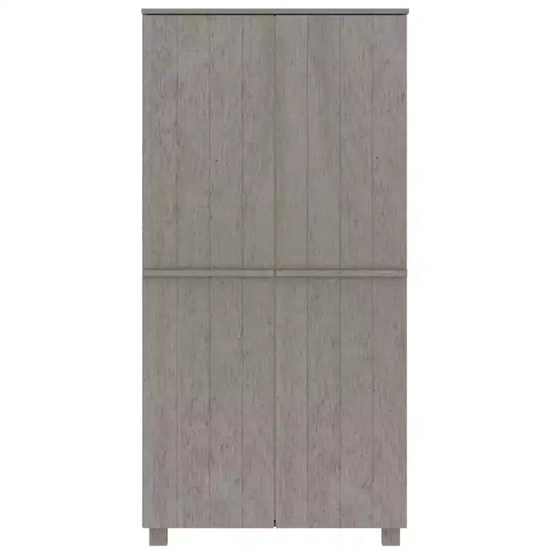 Armoire Gris Clair 35x19.7x70.9 Bois Massif Pin