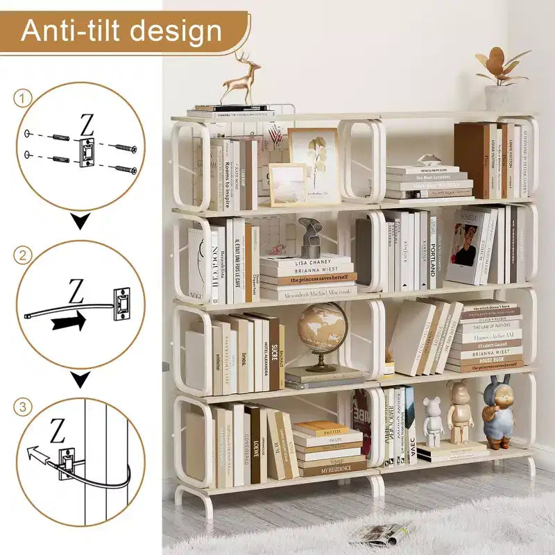 Table d'appoint en C, Table d'appoint en bois avec cadre métallique coulissant pour chambre à coucher, salon