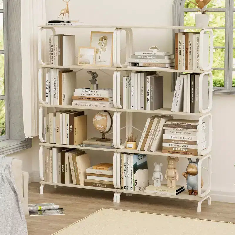 Table d'appoint en C, Table d'appoint en bois avec cadre métallique coulissant pour chambre à coucher, salon