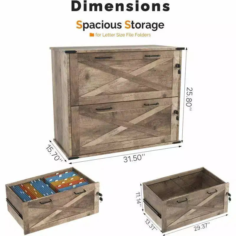 Table de Chevet à 2 Tiroirs en Panneau de Particules Gris, Classeur Latéral de 80 cm de Large