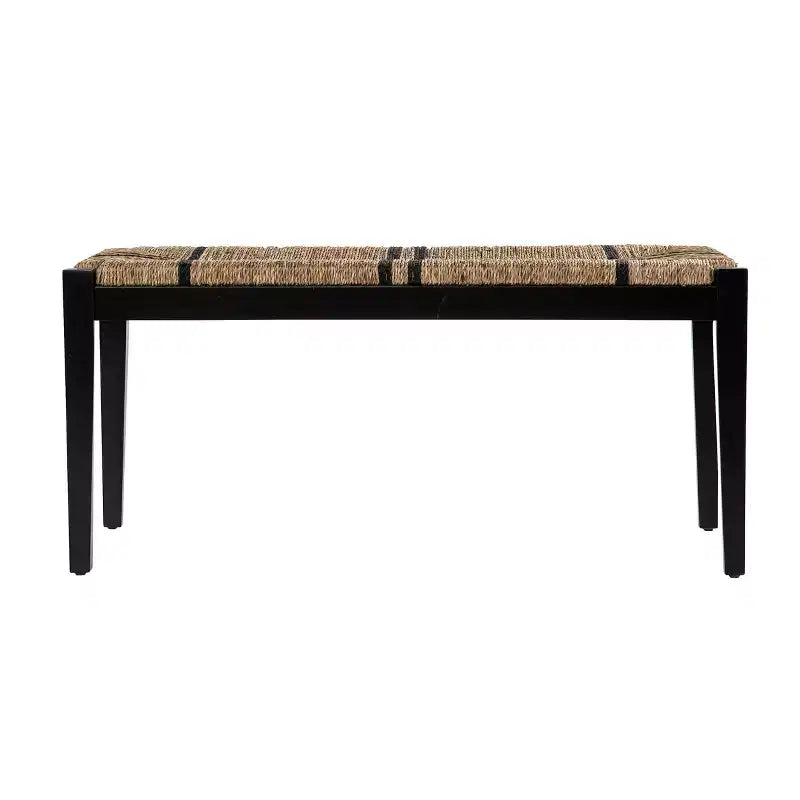 Gallocano Seagrass Bench - Black - SEI