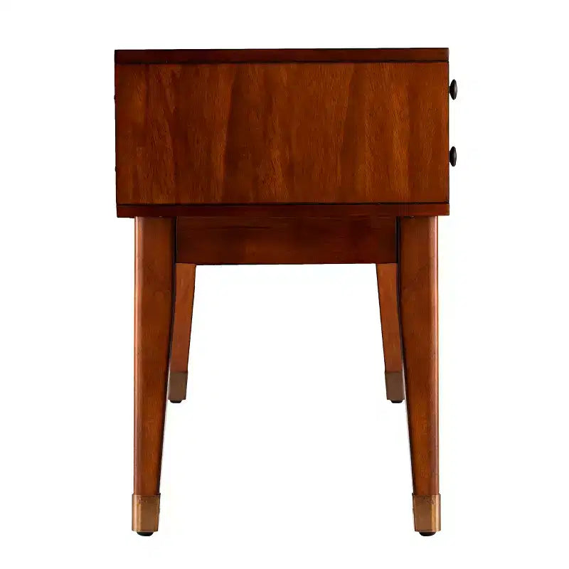 Banc rembourré avec rangement - Marron