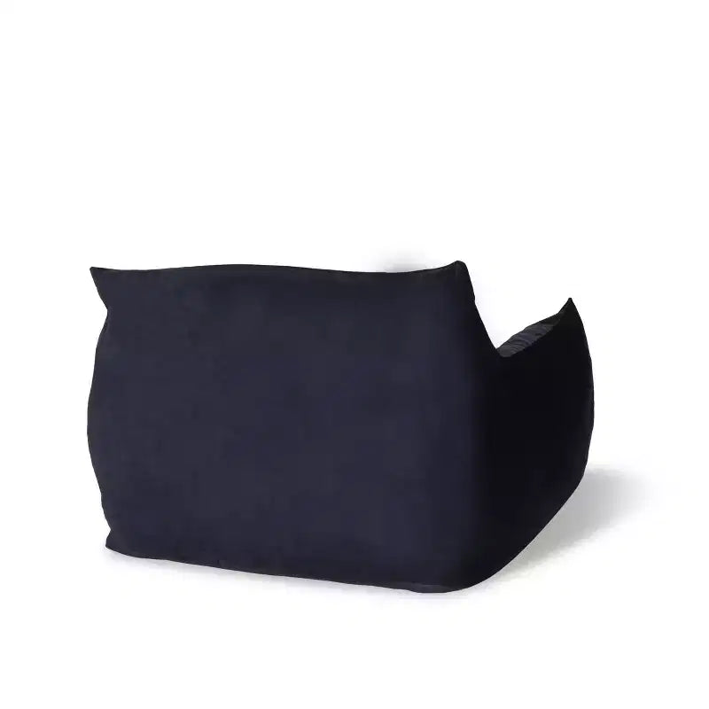 Fauteuil poire 43" en velours avec accoudoirs