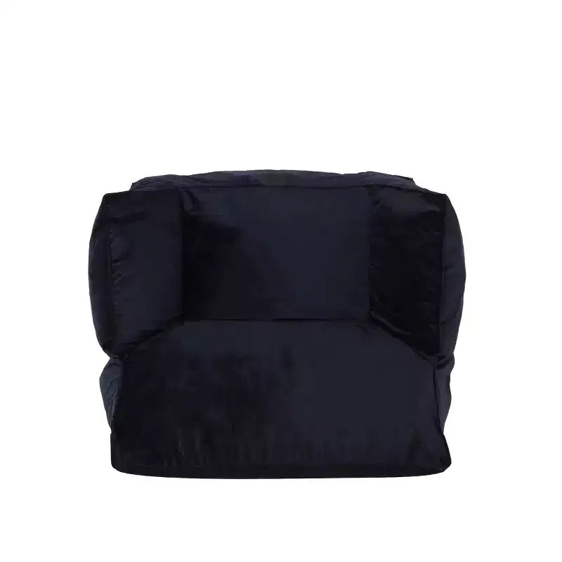 Fauteuil poire 43" en velours avec accoudoirs