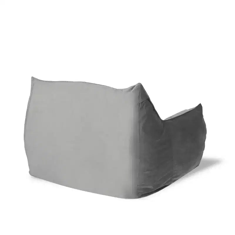 Fauteuil poire 43" en velours avec accoudoirs