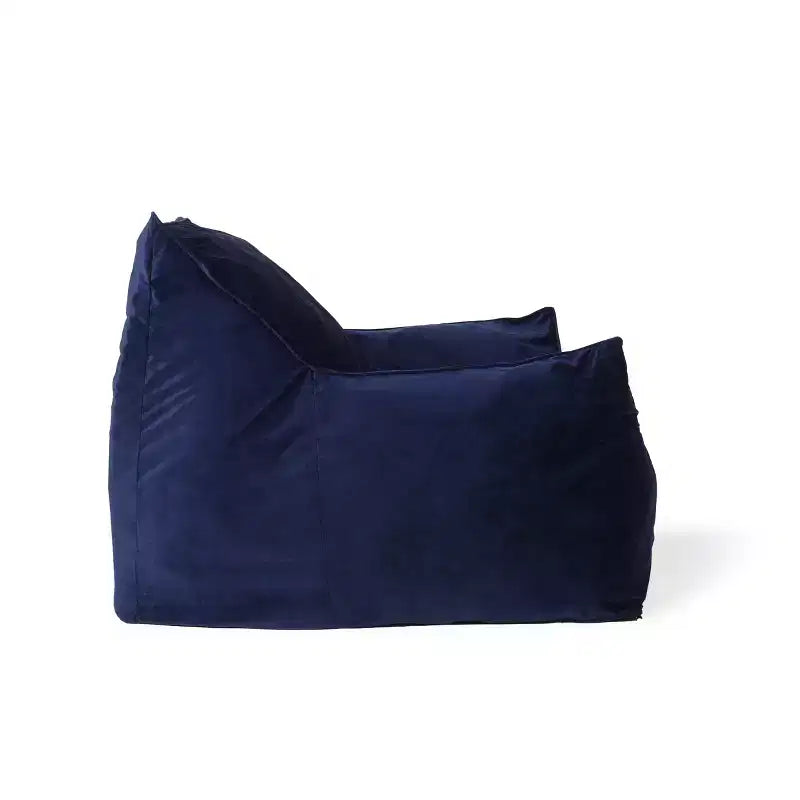 Fauteuil poire 43" en velours avec accoudoirs