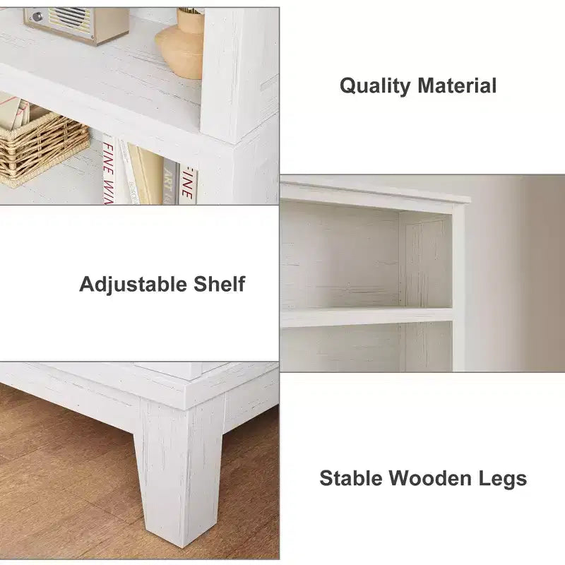 Étagère en bois 5 niveaux style ferme meuble de rangement rustique vintage