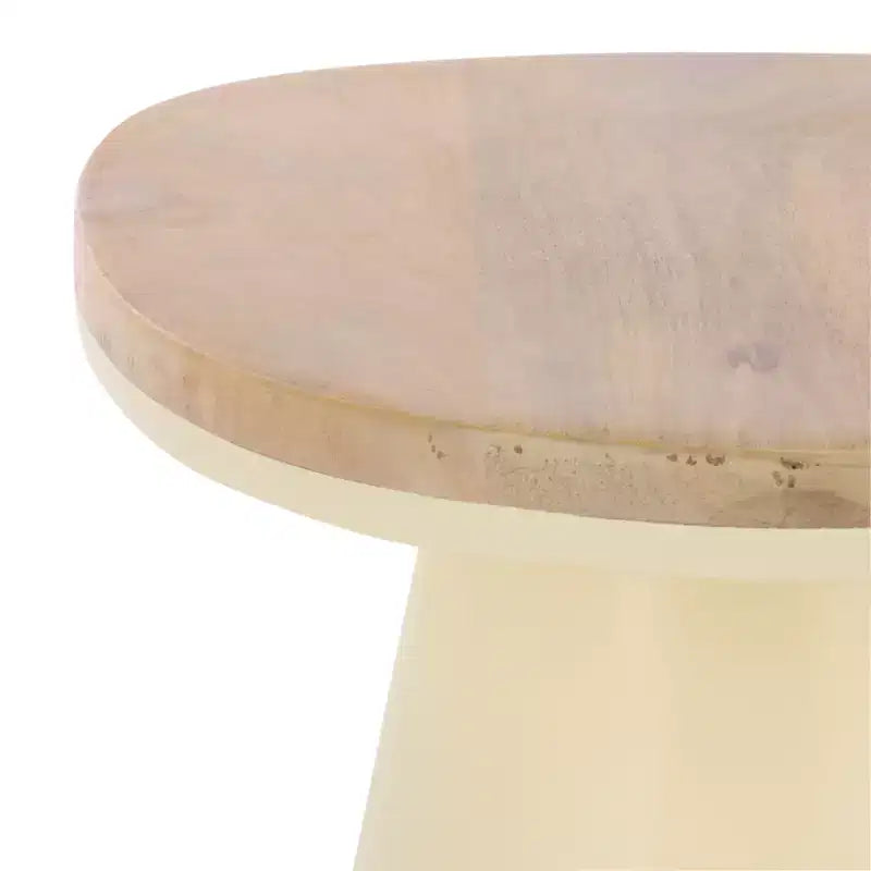 Table d'appoint en bois et laque
