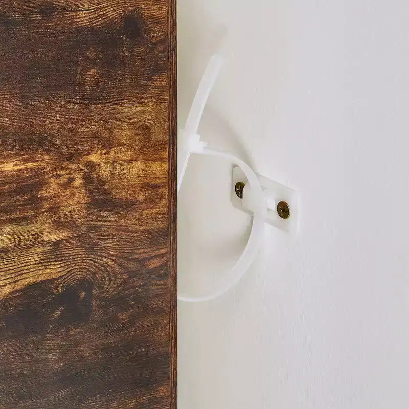 Étagère d'angle 5 niveaux Wave, étagère de rangement rustique facile à monter, organisateur peu encombrant pour la décoration intérieure