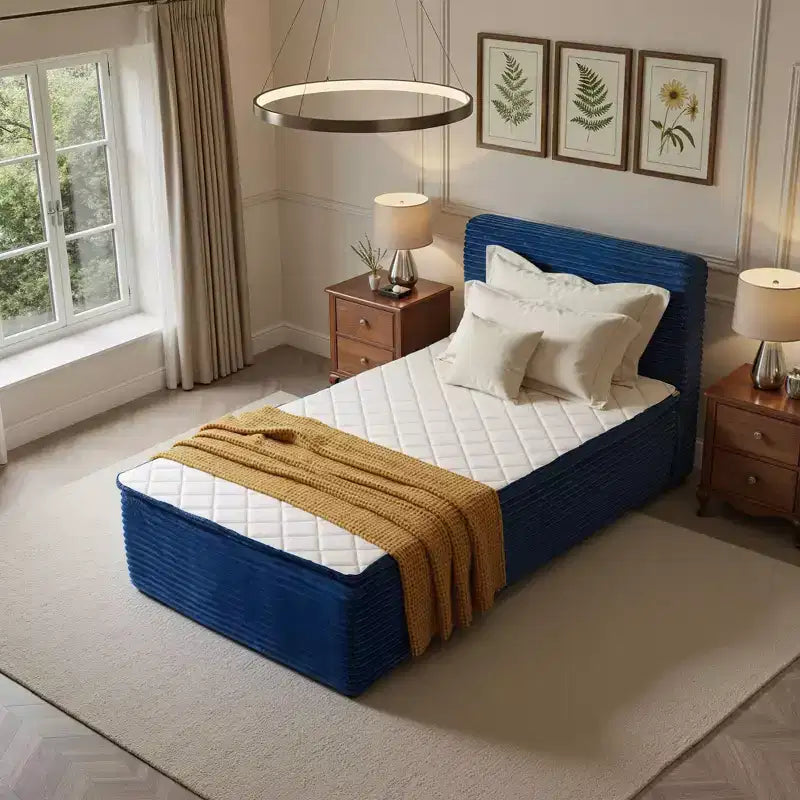 Matelas jumeau en peluche - Aucun assemblage requis, isolation du mouvement et sommeil rafraîchissant et respirant