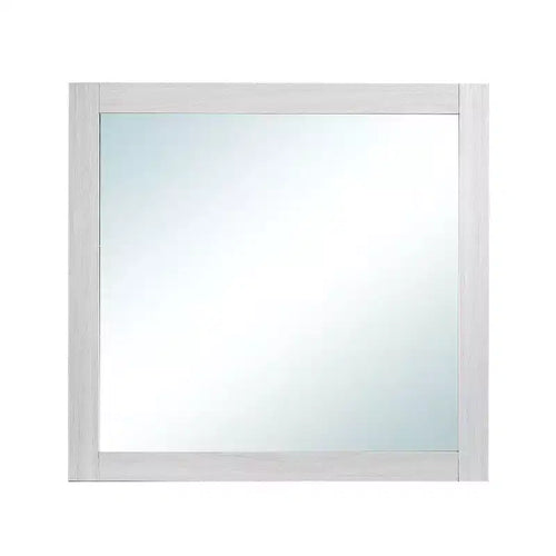 Passion Furniture Plano 39 in. W x 37 in. H Rectangle Wood Frame Dresser Mirror